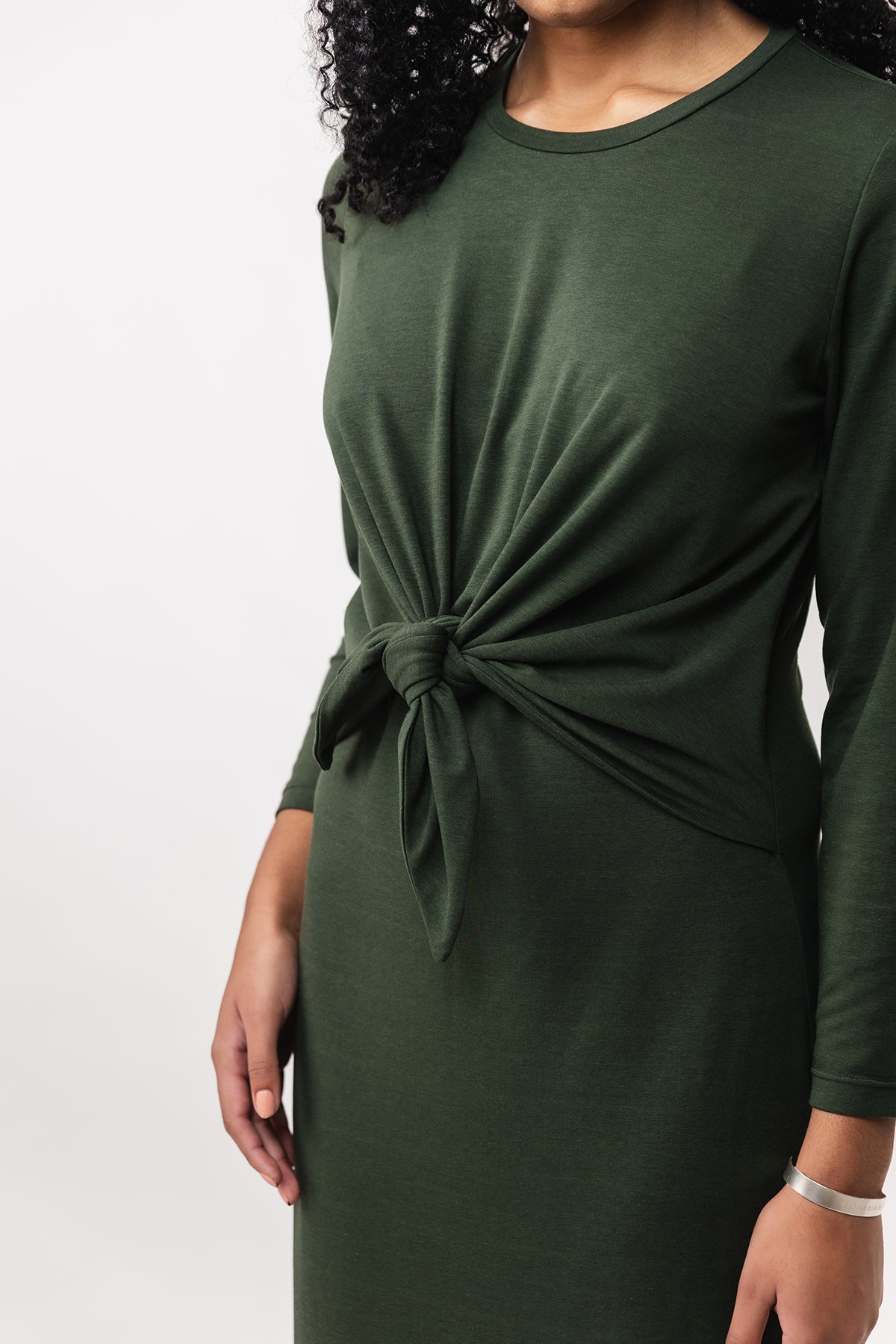 LYYTI tie front mini & maxi dress