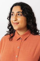 Overlapping collar sewing pattern