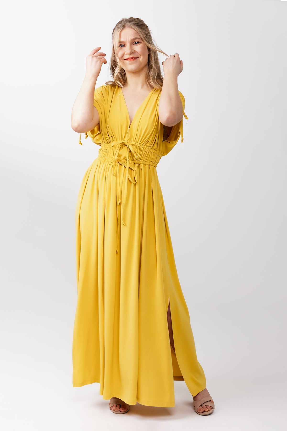 SUVI caftan mini & maxi dress