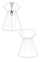 SUVI caftan mini & maxi dress