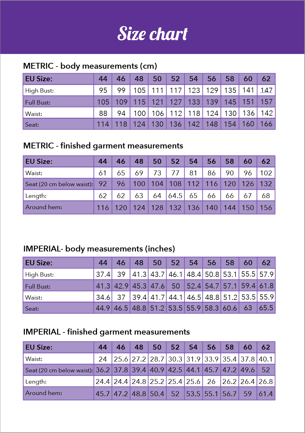 Silje Skirt PDF Pattern