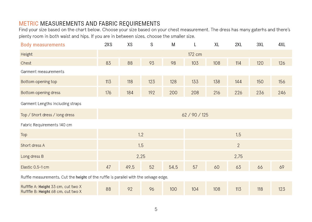 Skagen Dress & Top Sewing Pattern