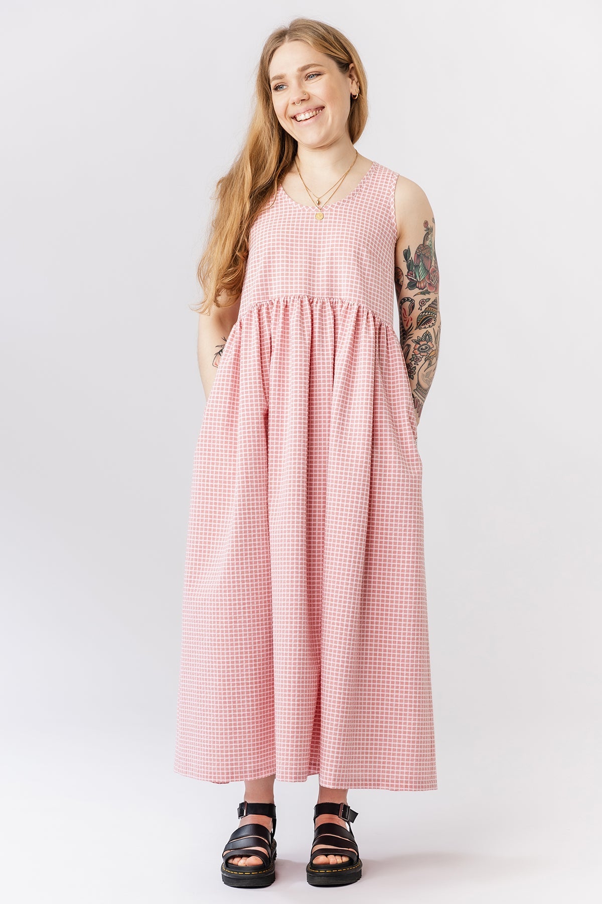 Loose fitting dress sewing pattern