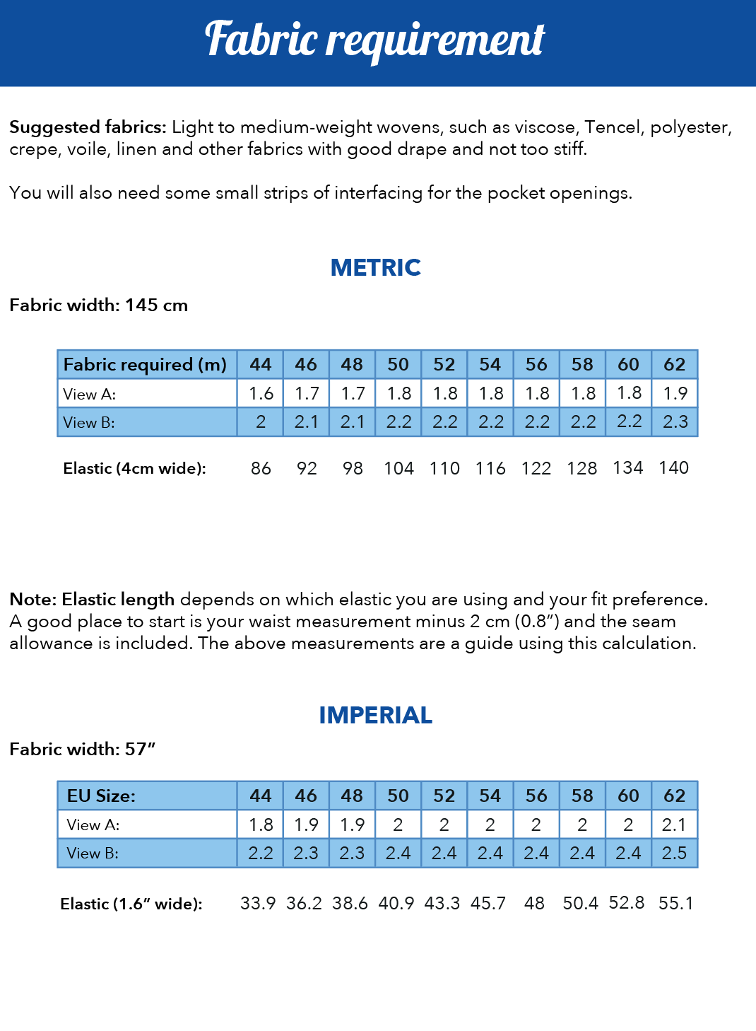 Tyra trousers PDF Pattern