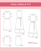 Vera dress & top PDF Pattern - Ploen Patterns