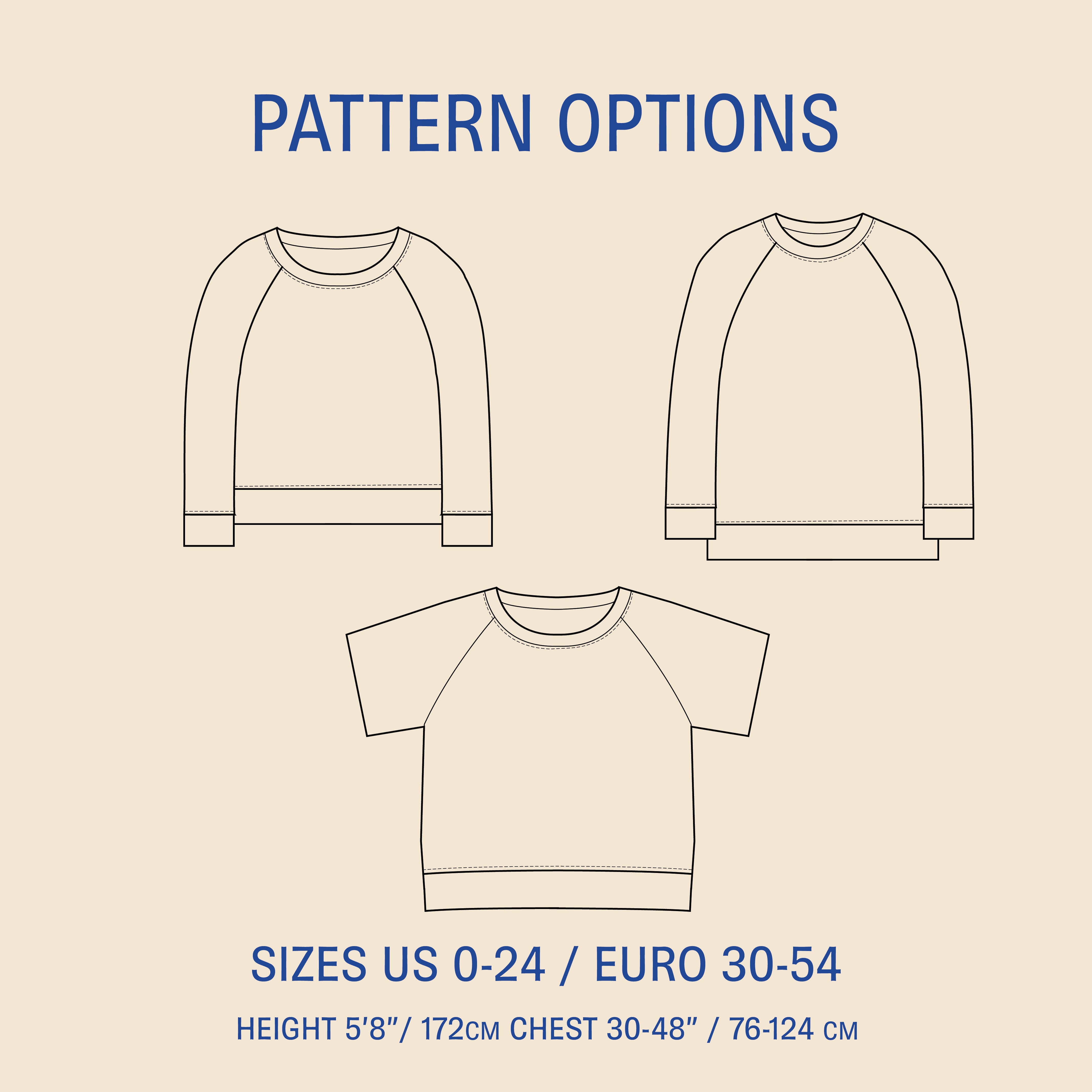 WBM Boxy raglan sweater 