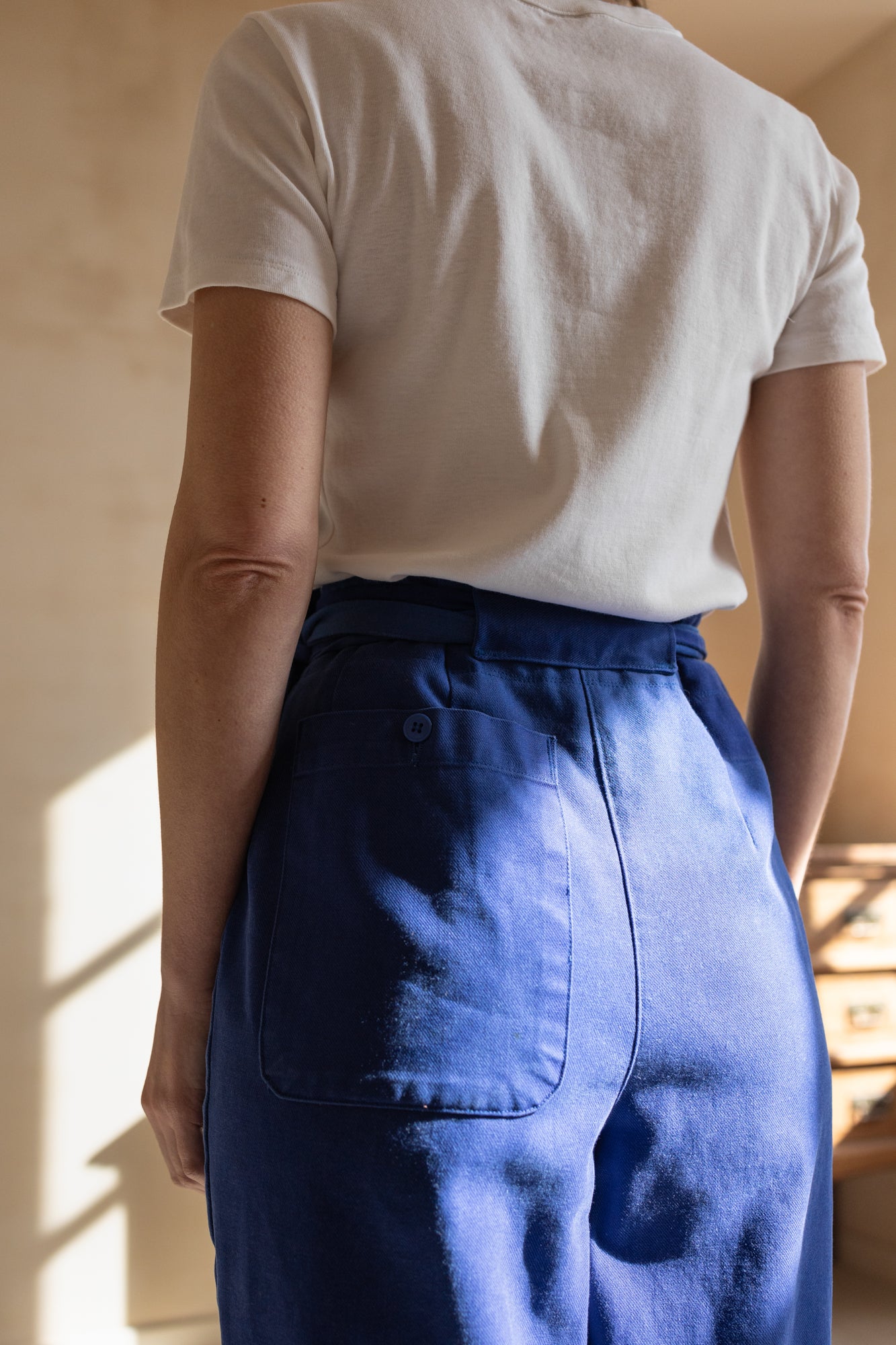 Pantalon portefeuille fuselé Papao