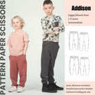 Kids Slouch Pant Jogger PDF Sewing Pattern