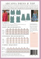 Arcadia Dress and Top