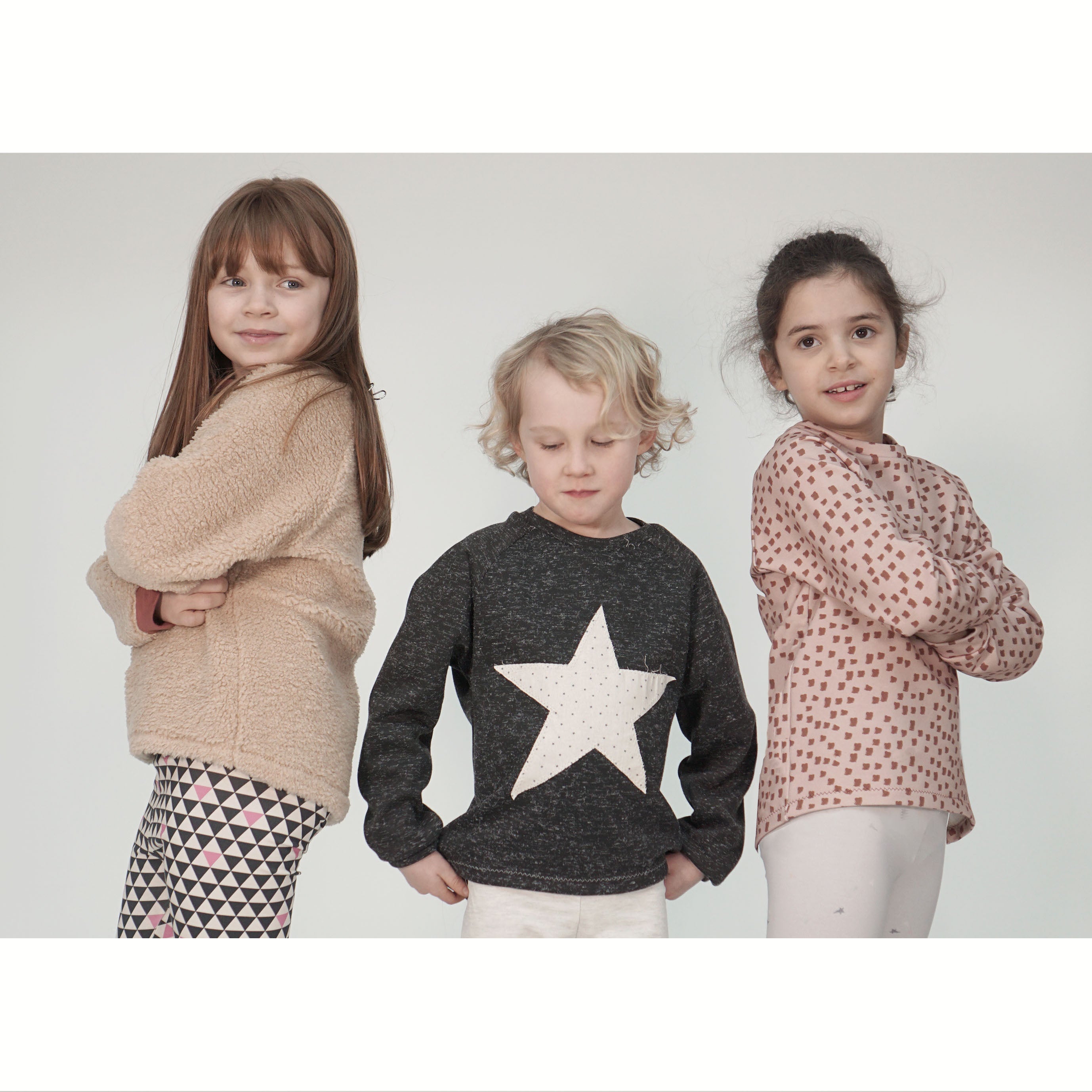Aspen Kids Sweatshirt PDF Sewing Pattern 1-11 years