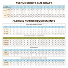 Avenue Shorts Sewing Pattern
