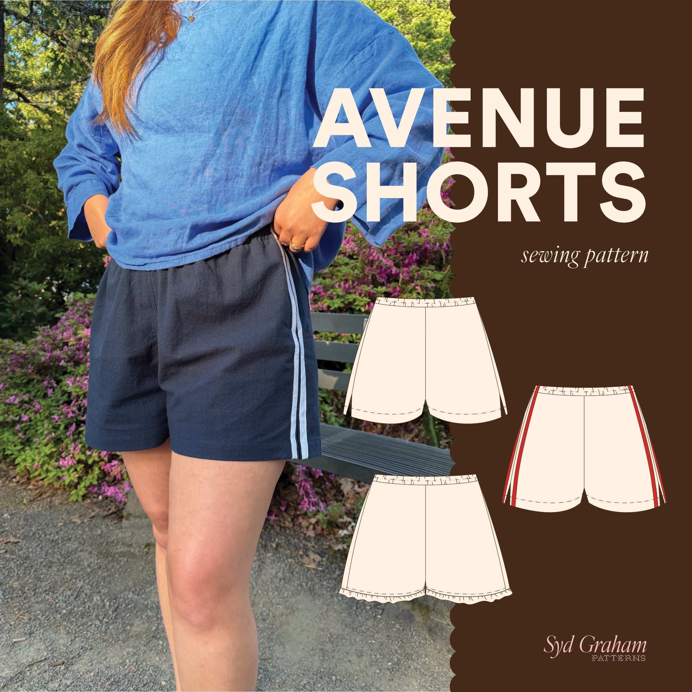 Avenue Shorts Sewing Pattern