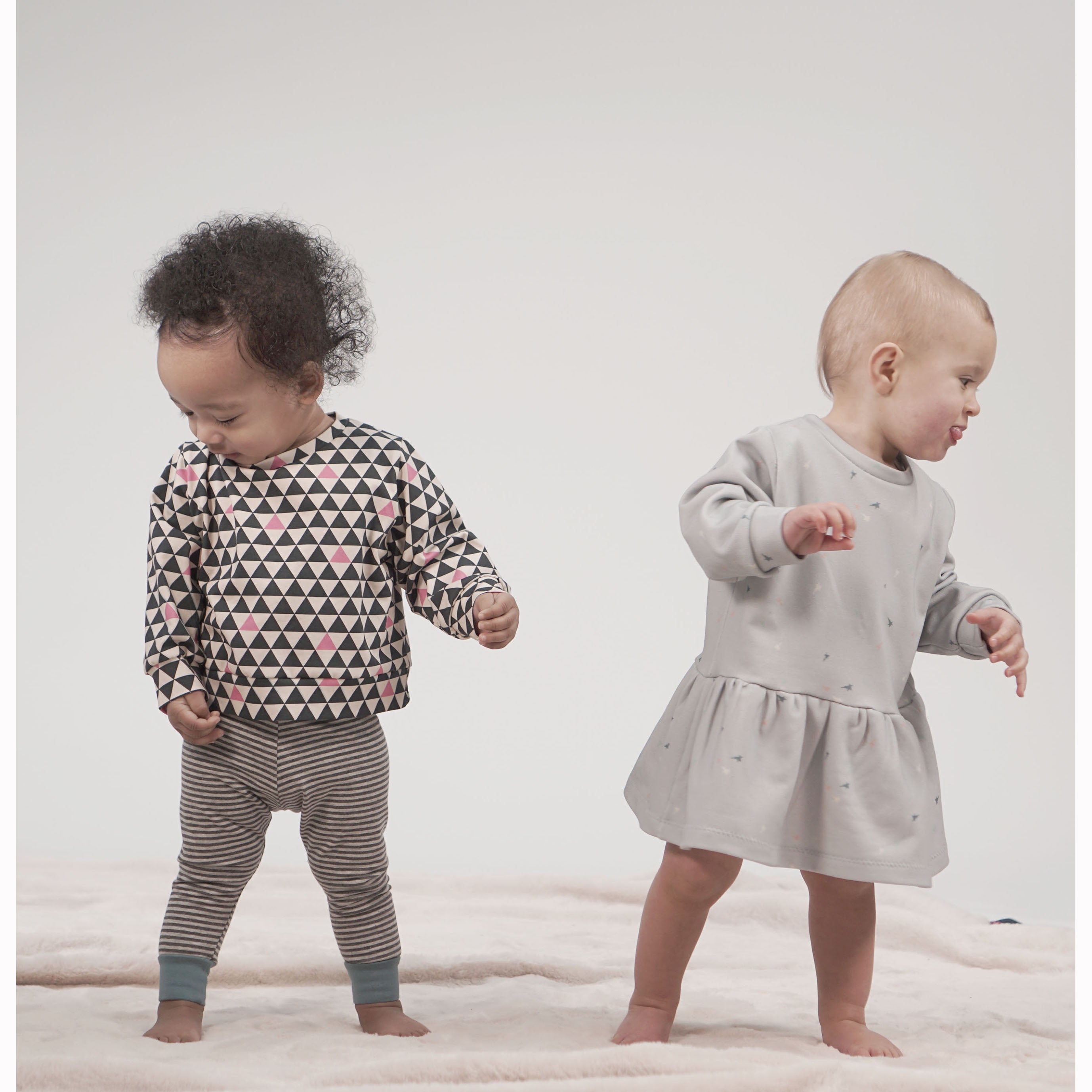 Sparrow - Baby/Toddler Sweatshirt and Dress PDF Sewing Pattern 0-24 months