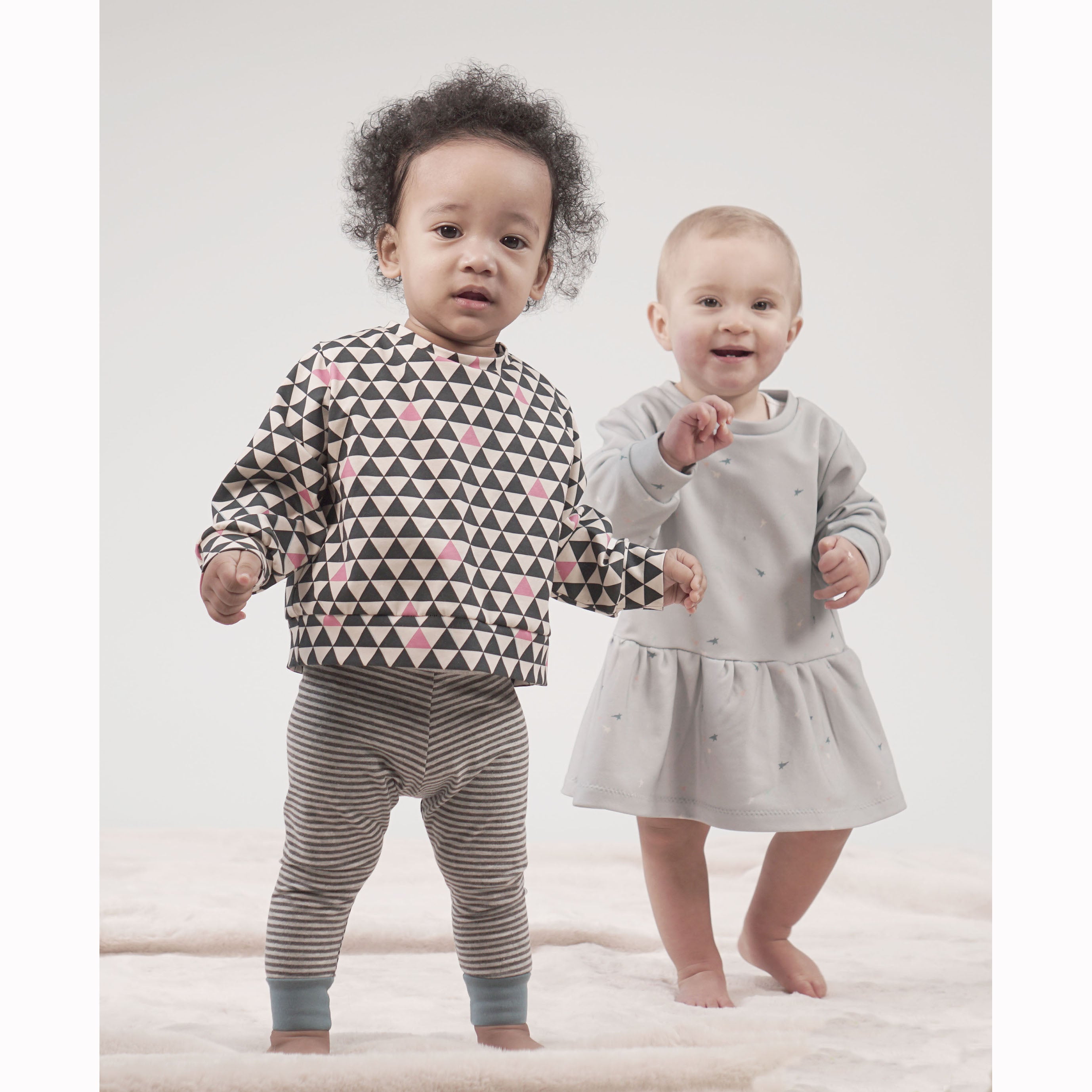 Sparrow - Baby/Toddler Sweatshirt and Dress PDF Sewing Pattern 0-24 months