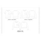 Kids Mix and Match Style Tee, T-Shirt PDF Sewing Pattern
