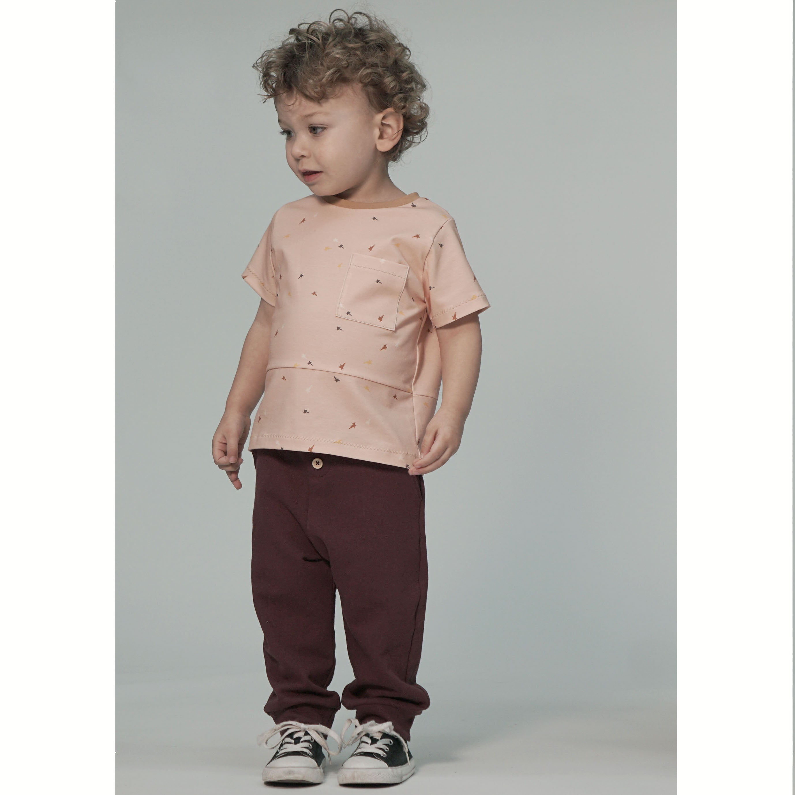 Kids Mix and Match Style Tee, T-Shirt PDF Sewing Pattern
