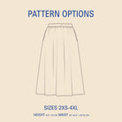 WBM Claude skirt sewing pattern