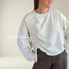 CR001 - Crewneck avec coulisse verticale