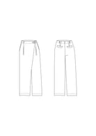 Pantalon tailleur portefeuille Hugo