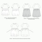 Girls Jersey Smock Dress PDF Sewing Pattern, Sizes 2-11 yrs