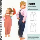 Baby/Childrens Florrie Woven Romper PDF Sewing Pattern