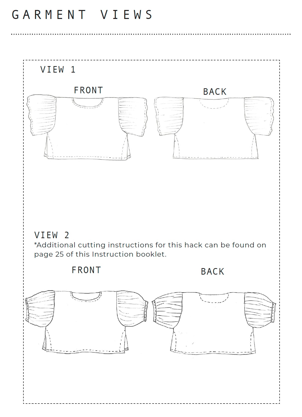 ZW Frill Sleeve Top - PDF Pattern