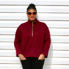 Half zipper sweater Pattern Wardrobe By Me