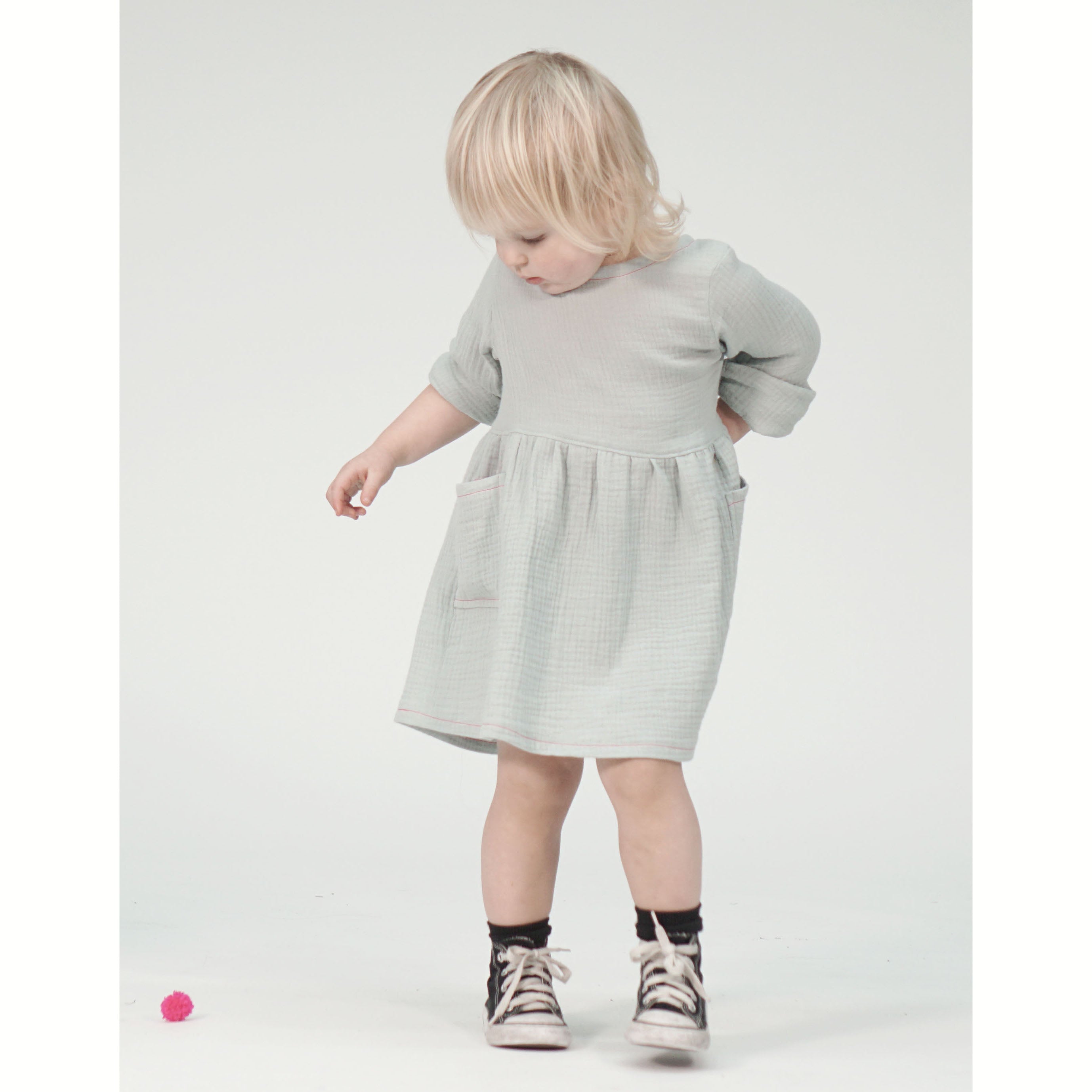 Kids Woven Tunic & Dress PDF Sewing Pattern, Girls aged 1-11 years