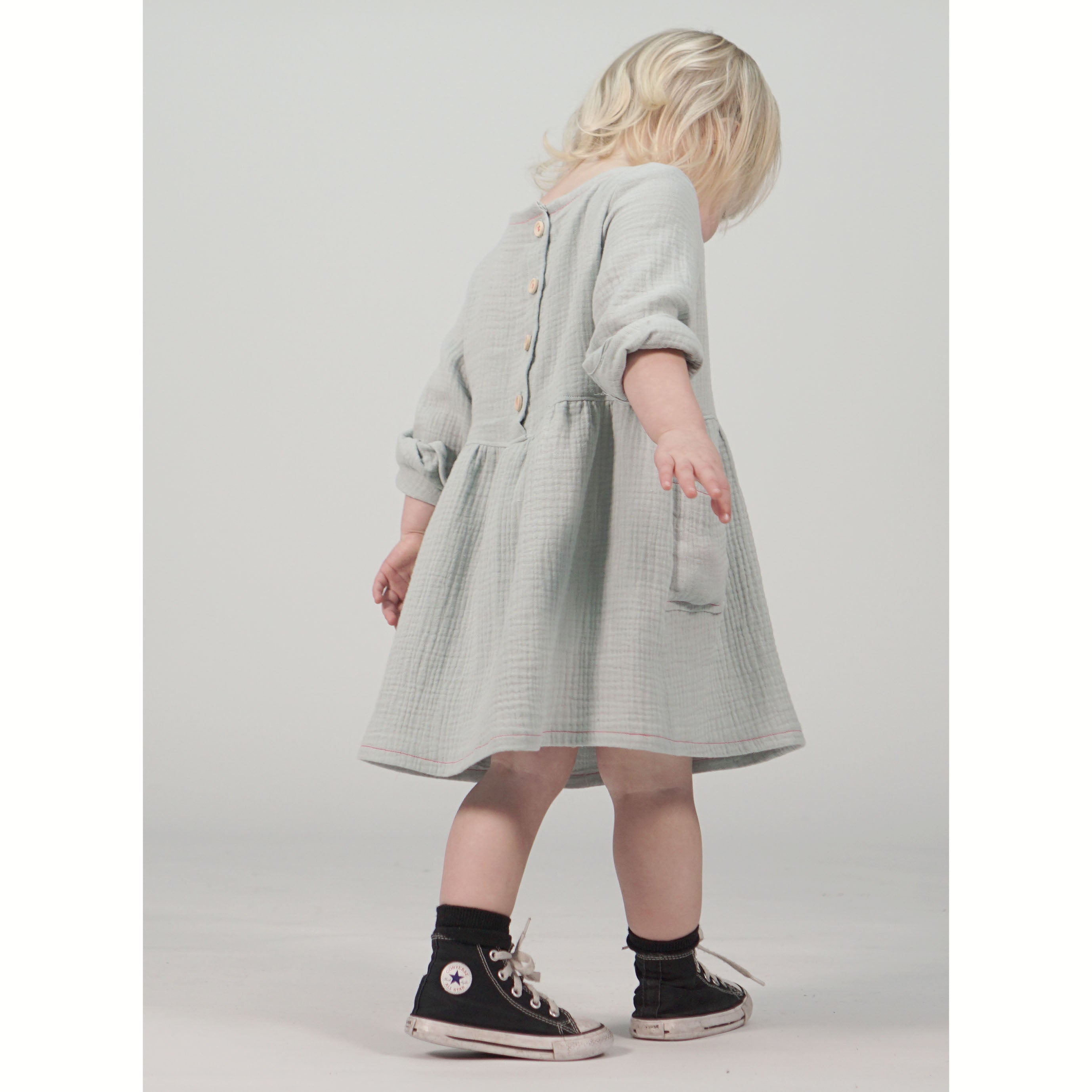 Kids Woven Tunic & Dress PDF Sewing Pattern, Girls aged 1-11 years