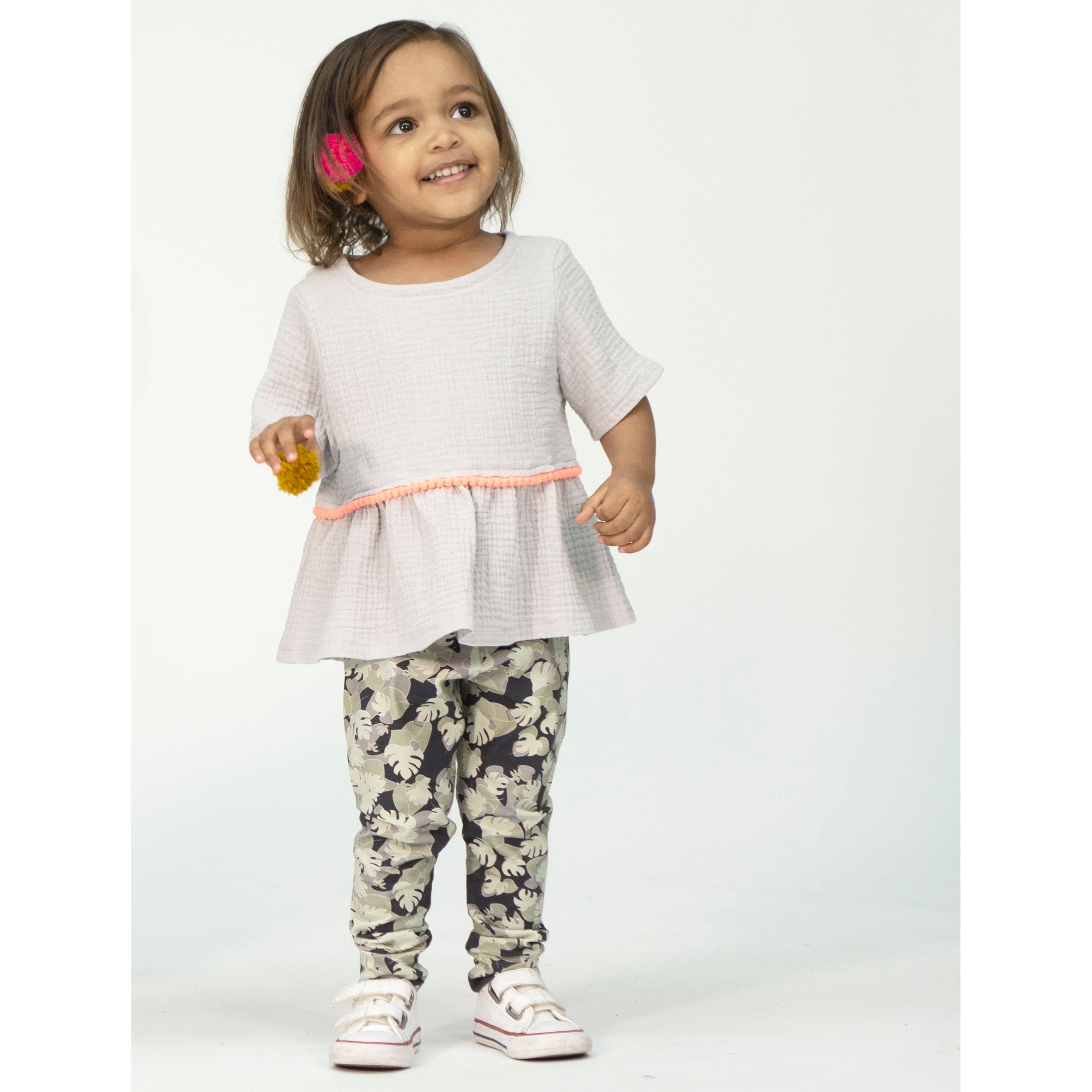 Kids Woven Tunic & Dress PDF Sewing Pattern, Girls aged 1-11 years