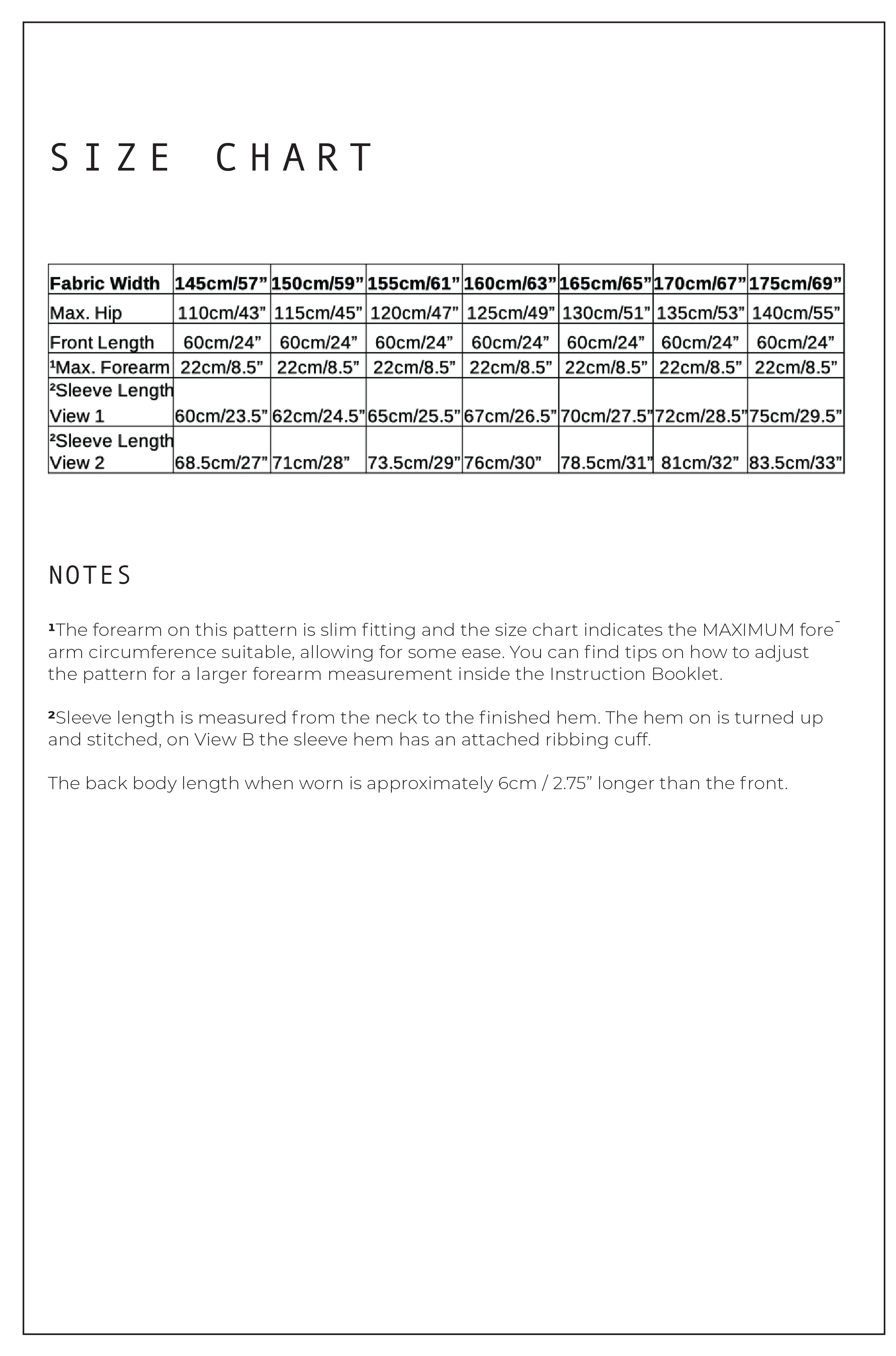 ZW Jumper - PDF Sewing Pattern