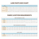 Lane Pants Sewing Pattern