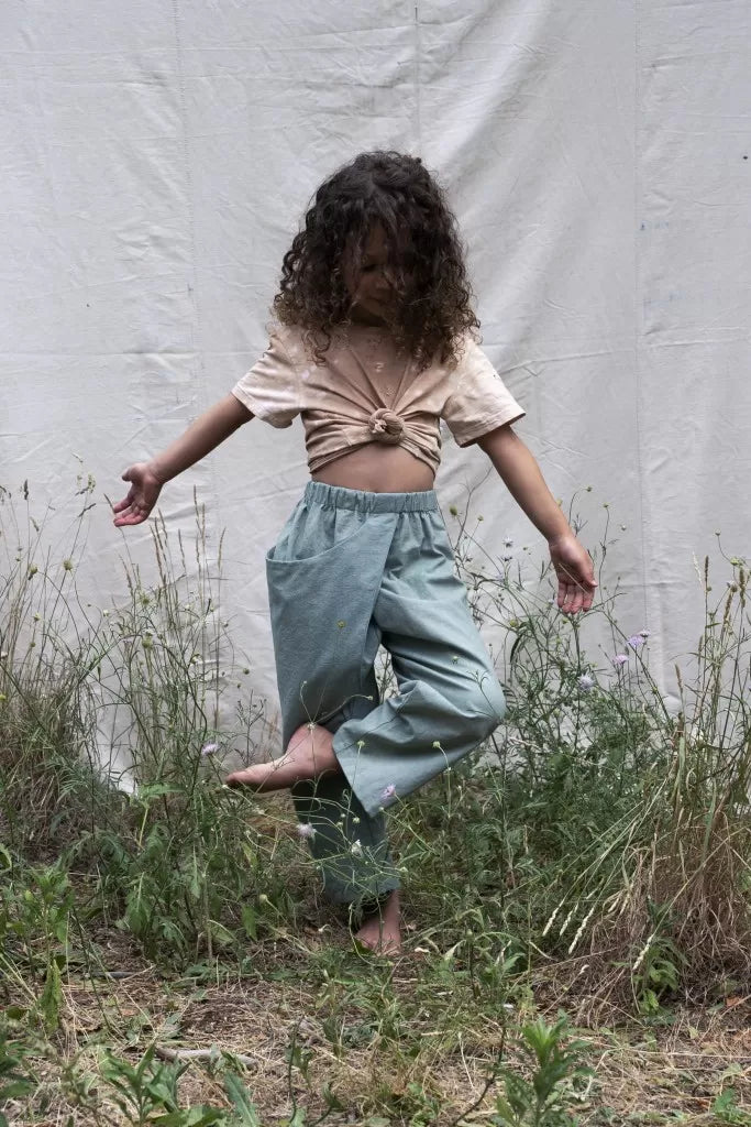 Le pantalon Pleat Kids