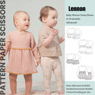 Baby and toddler Woven Tunic/Dress Paper PDF Sewing Pattern