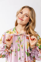 LIIA gathered blouse