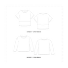 Baby Mix and Match Lux T-shirt PDF Sewing Pattern 0-24 months 