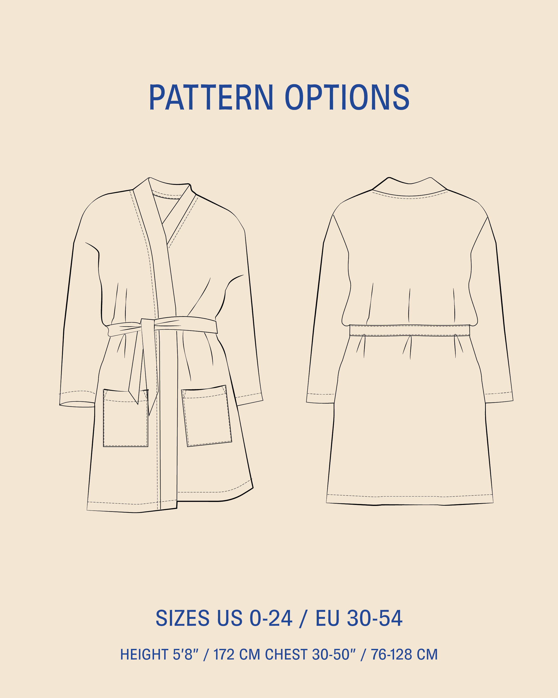 Norma Jean Kimono Sewing Pattern