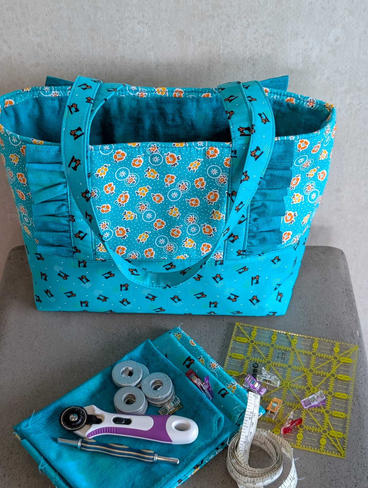 Ottava Ruffle Tote Bag