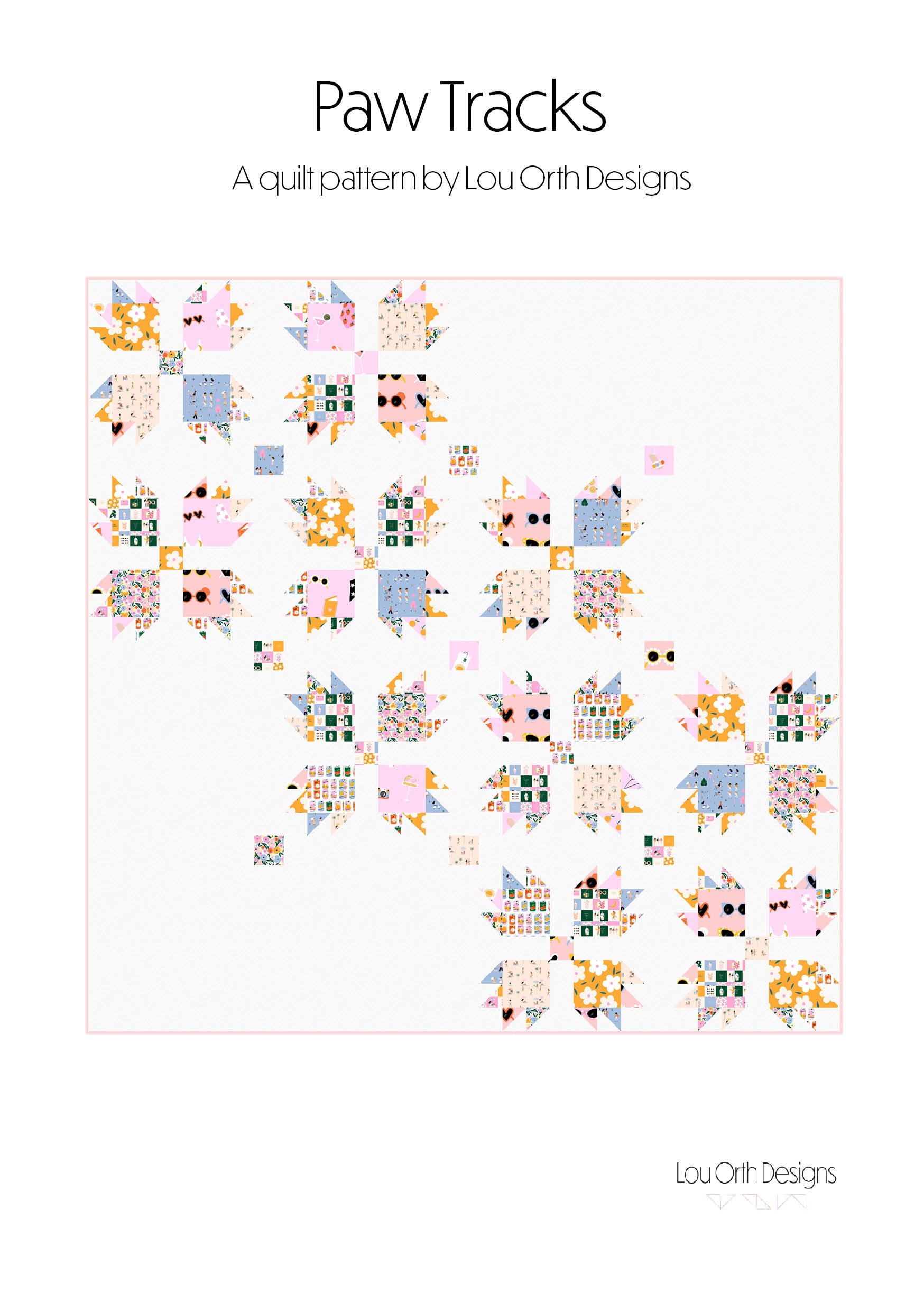 Paw Tracks Quilt Pattern