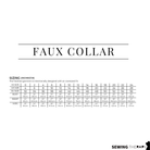 PDF Faux Collar Shirt and Dress Pattern - Sewing Therapy