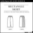 PDF Rectangle Skirt Pattern - Sewing Therapy