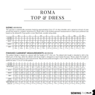 PDF Roma Top & Dress Pattern - Sewing Therapy