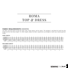 PDF Roma Top & Dress Pattern - Sewing Therapy