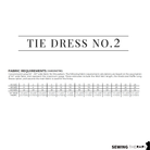 PDF Tie Dress NO 2 Pattern - Sewing Therapy