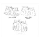 Easy Sew Tutu Skirt PDF Sewing Pattern for Children Ages 1-11 years