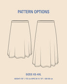 Simple Skirt sewing pattern