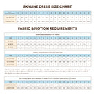 Skyline Dress Sewing Pattern