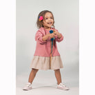 Kids, Girls 2 in 1 Layered Sweat Dress PDF Sewing Pattern, Ages 1-11 years