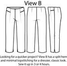 Style Falcon Diamond Hem Trousers Digital Sewing Pattern