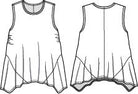 Style Falcon Gorgeous Godet Top Digital Sewing Pattern